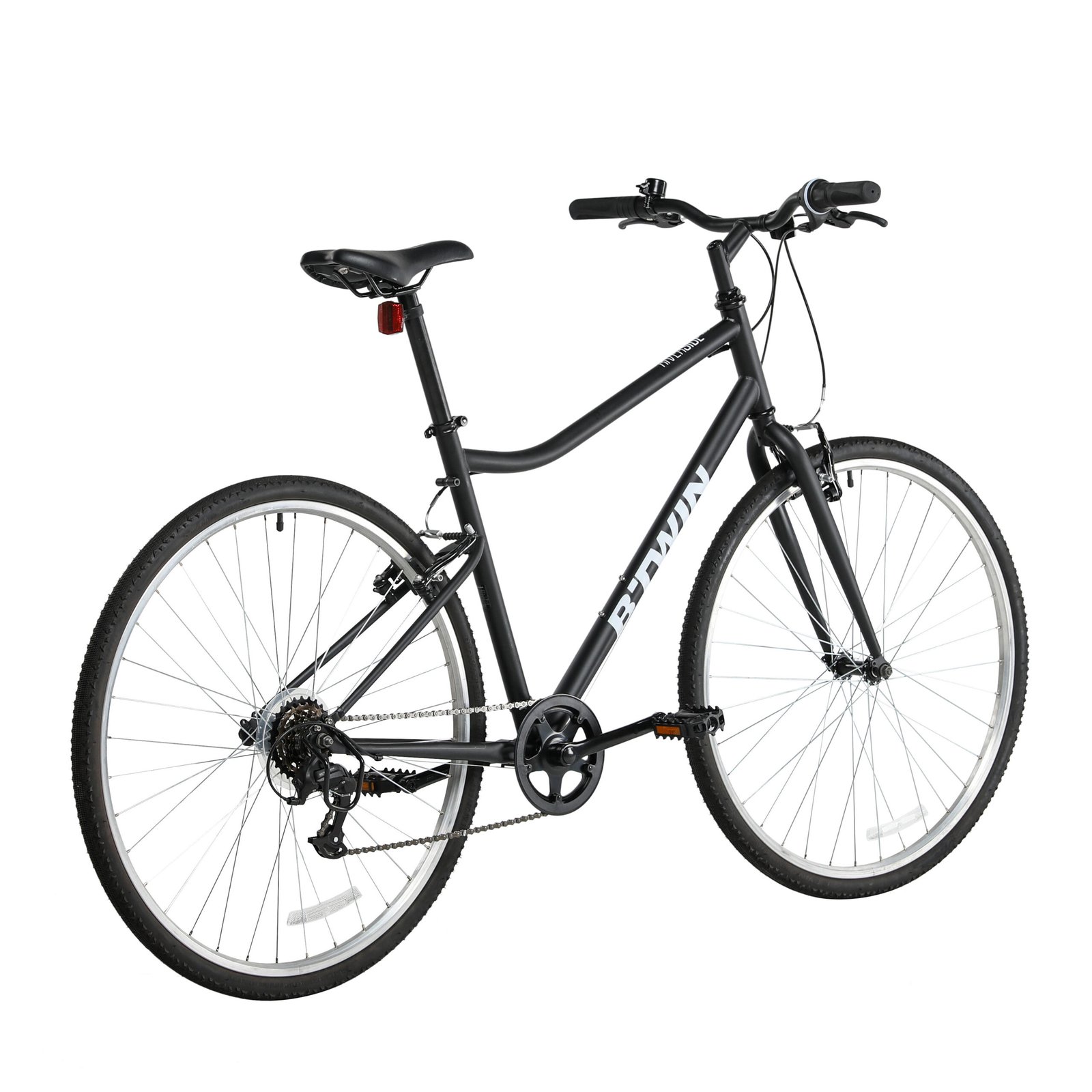 RIVERSIDE Hybrid Bike Riverside 100 6 speed V-Brake - Black