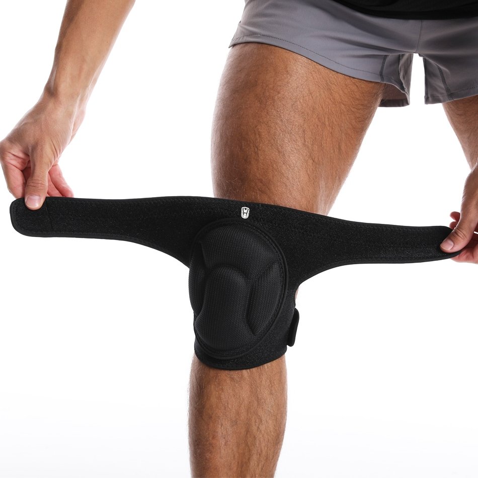 Worthdefence 2 pcs Adjustable Thick Sponge Anti-slip Protective Knee Pads