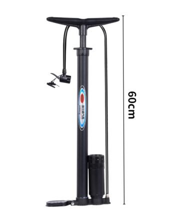 160PSI Alloy Bicycle Pump with High-Carbon Steel Barrel