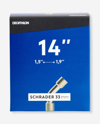 14" Inner Tube Section 1.5 to 1.9 - Bent Schrader Valve